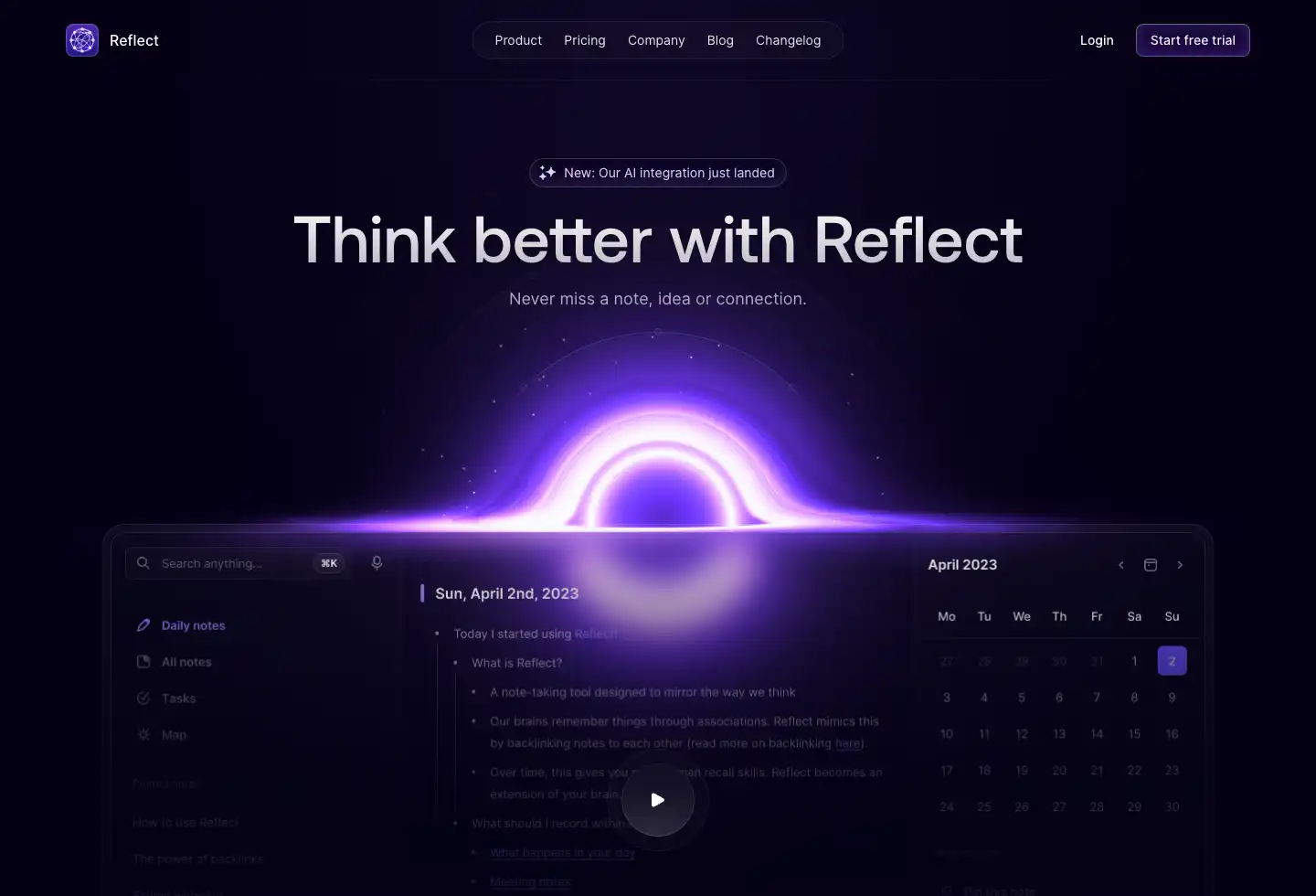 Reflect Notes